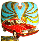 mustang vintage t-shirt iron-on